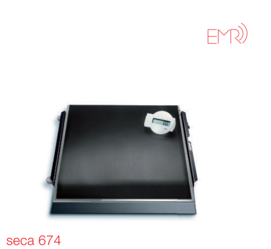 BASCULA PARA SILLA DE RUEDAS Marca SECA Modelo 674